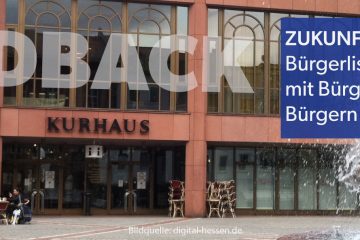Beitragsbild Zukunft des Kurhauses: Bürgerliste BLB diskutiert mit Bürgerinnen und Bürgern vom 8. September 2025 in Bad Homburg