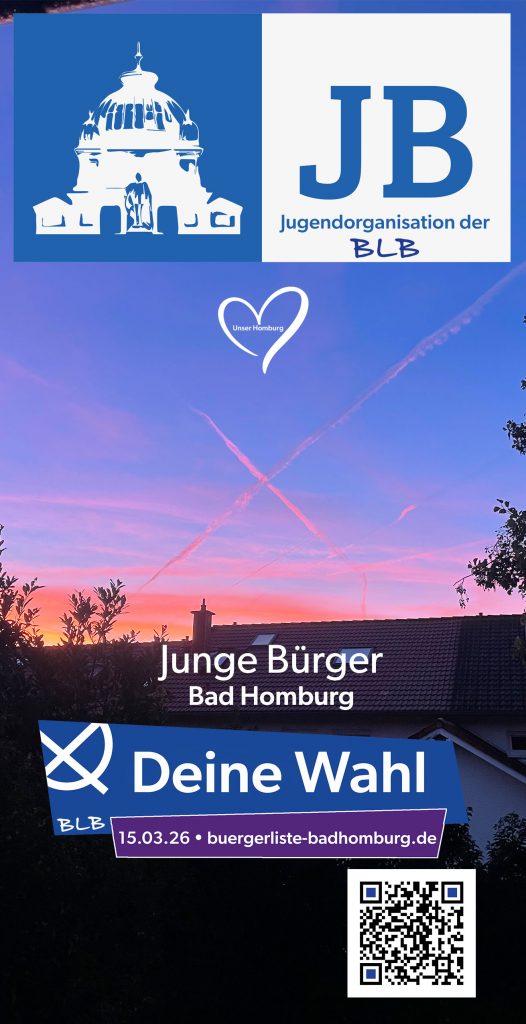 Flyer JUNGE BÜRGER Bad Homburg Seite a